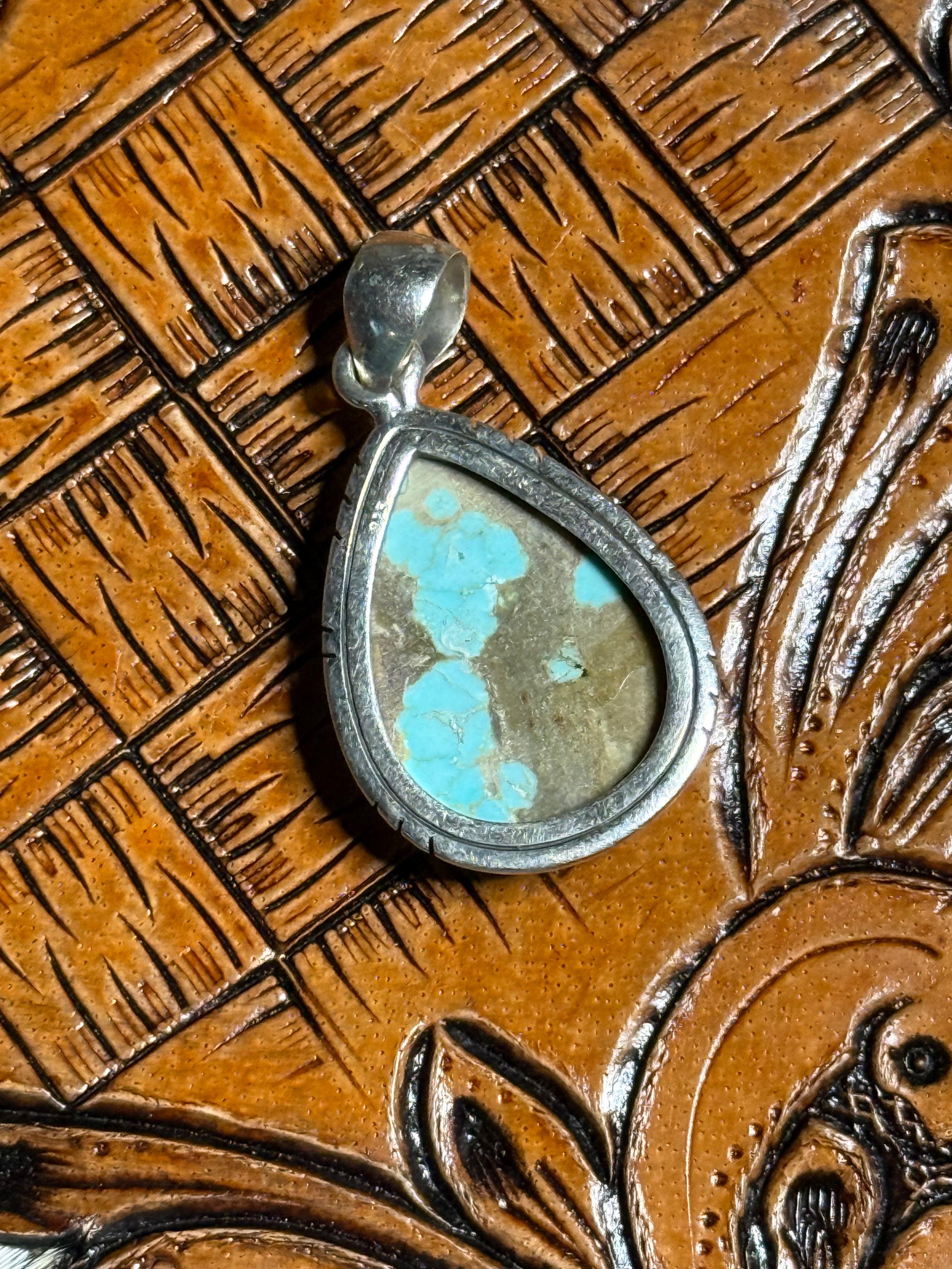 Mine 8 turquoise pendant