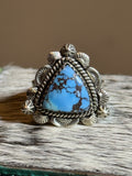 Golden hills turquoise ring