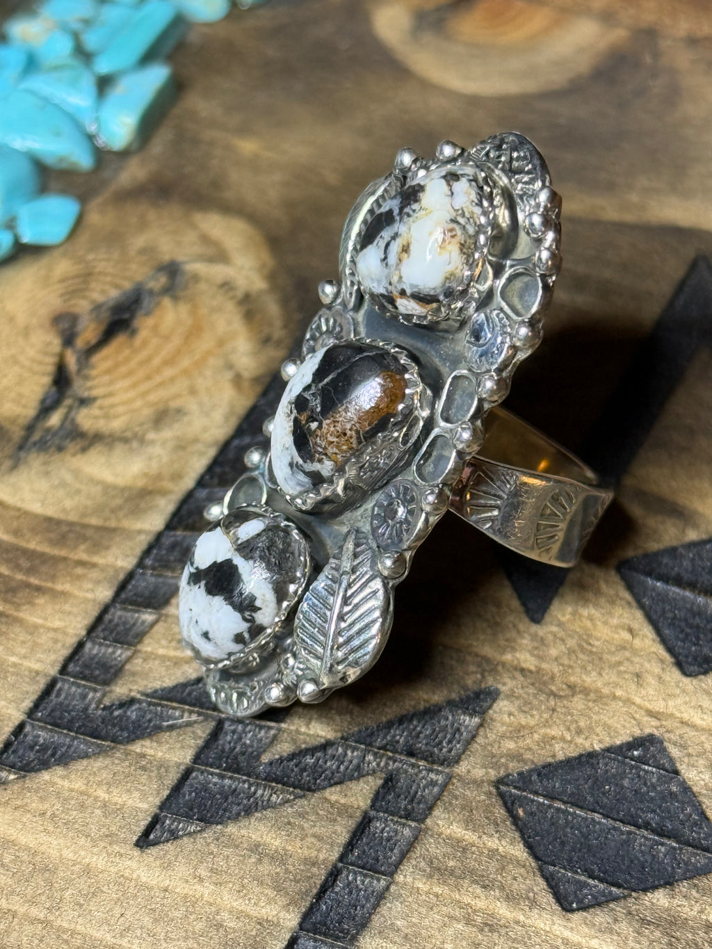 Wild horse adjustable ring