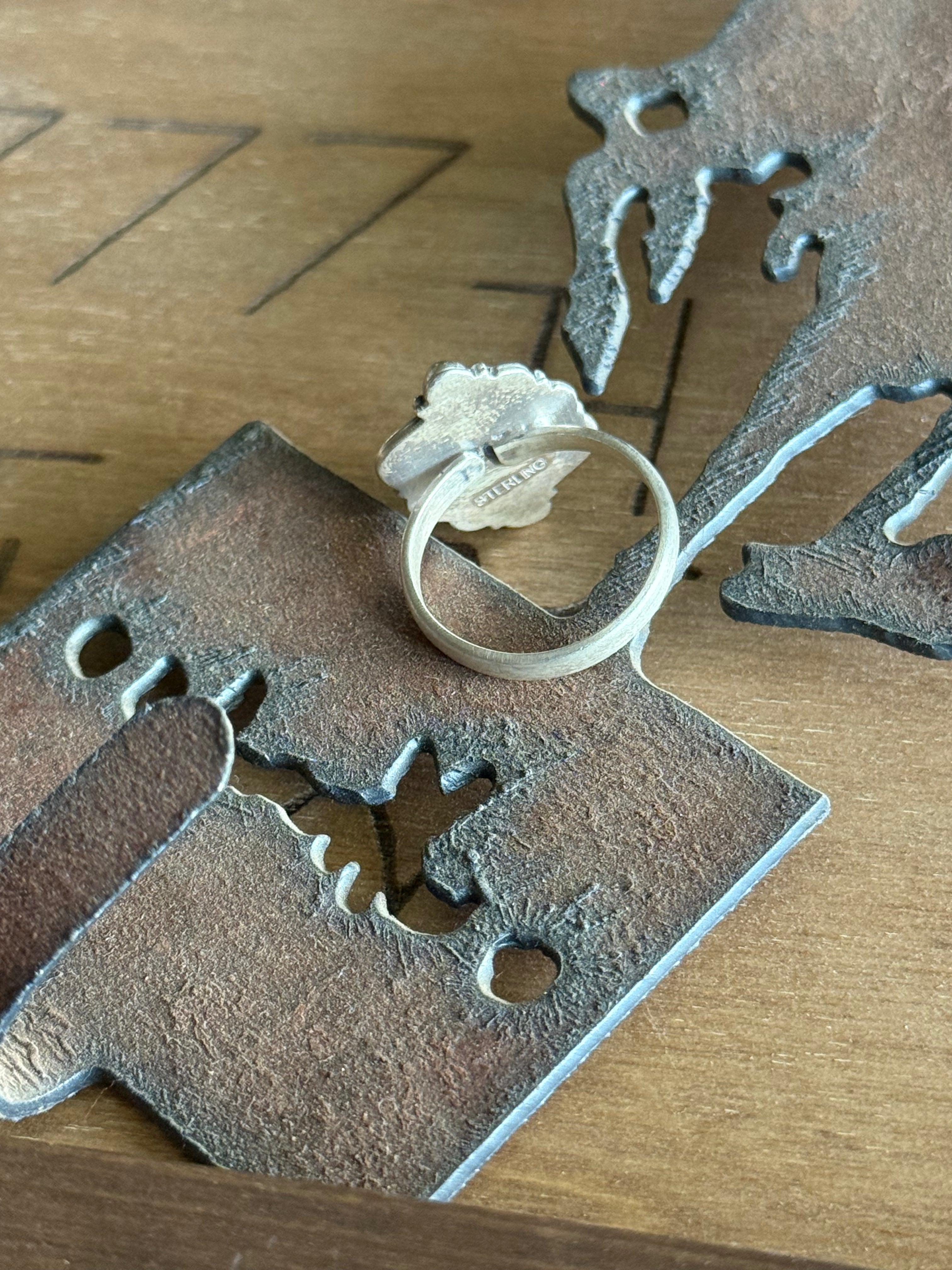Turquoise adjustable ring