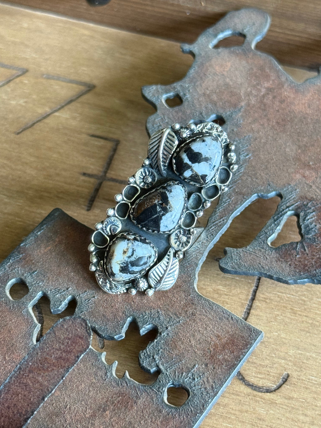 Wild horse adjustable ring