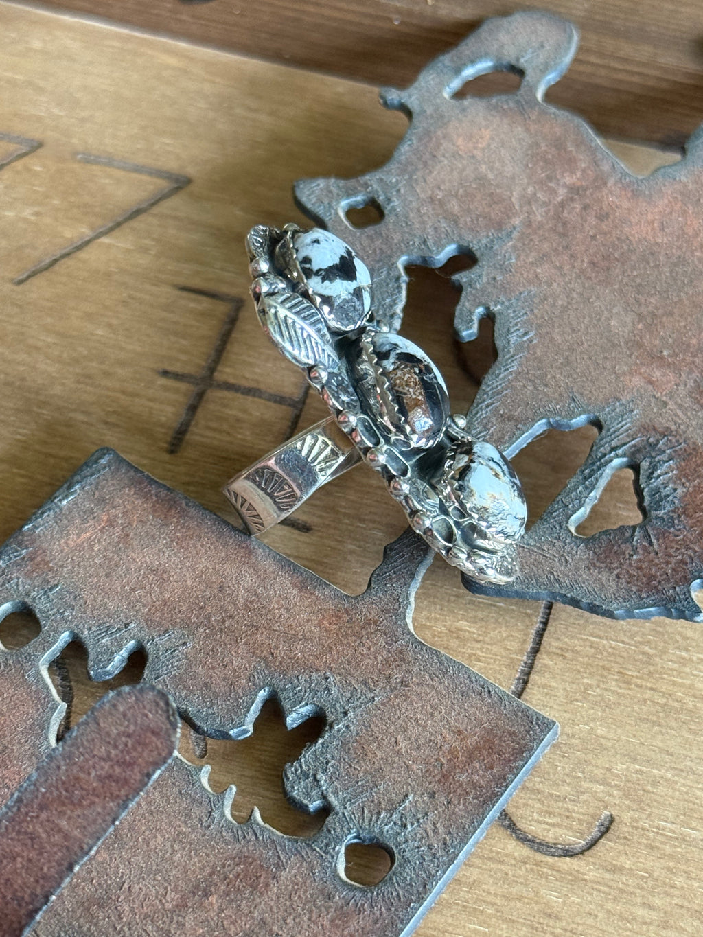Wild horse adjustable ring