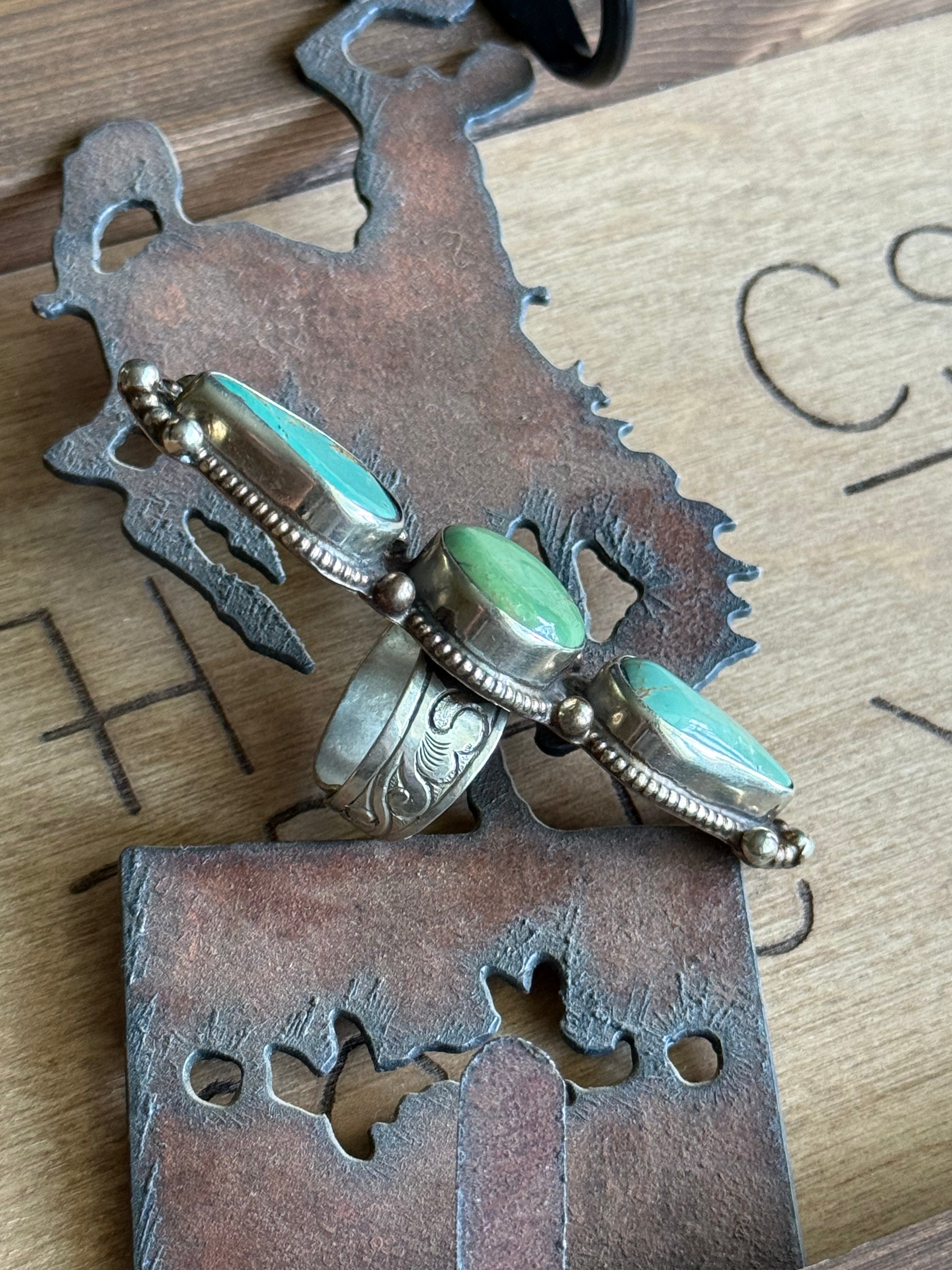 Turquoise statement ring