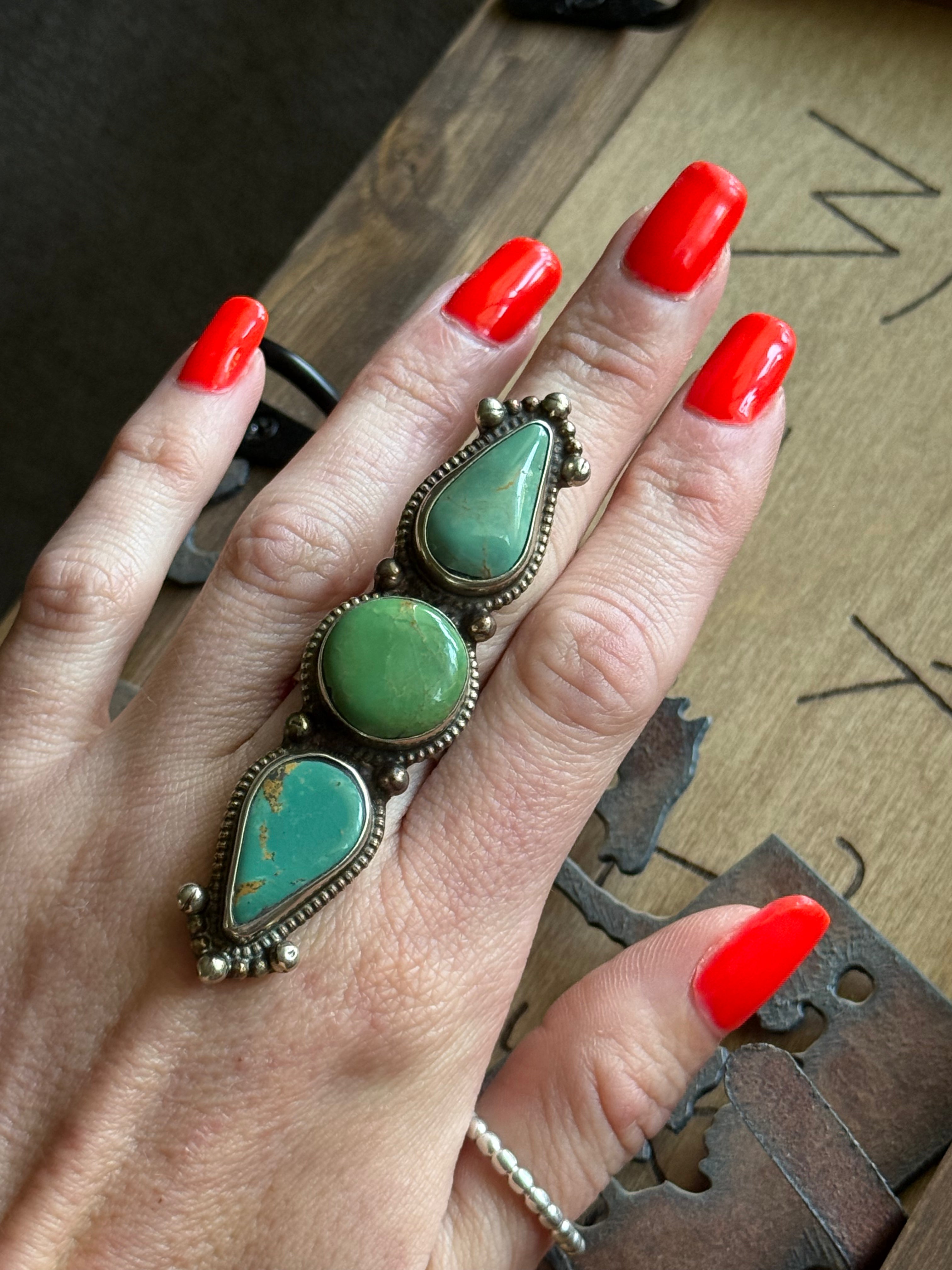 Turquoise statement ring