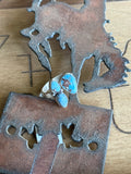 Sierra Bella turquoise adjustable ring