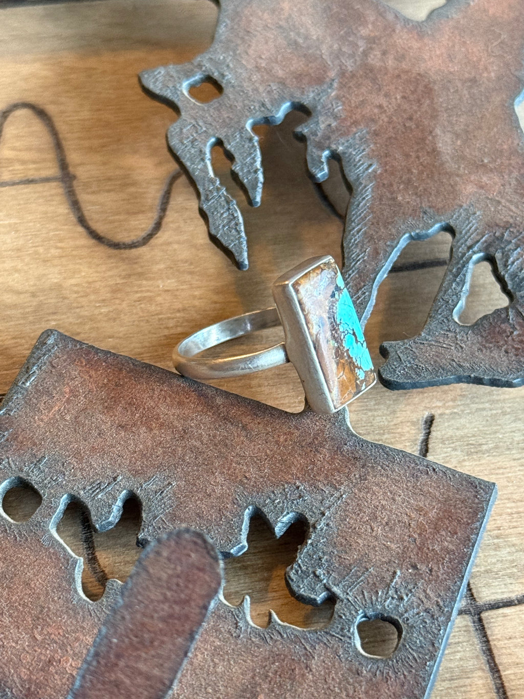 Number 8 turquoise ring