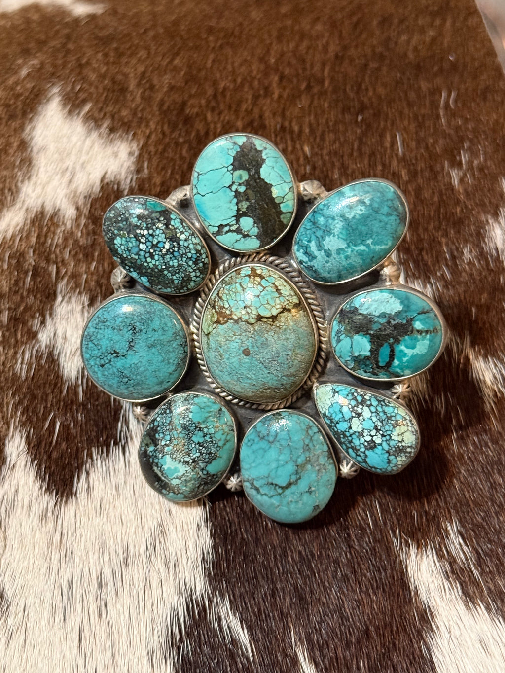 Statement turquoise ring