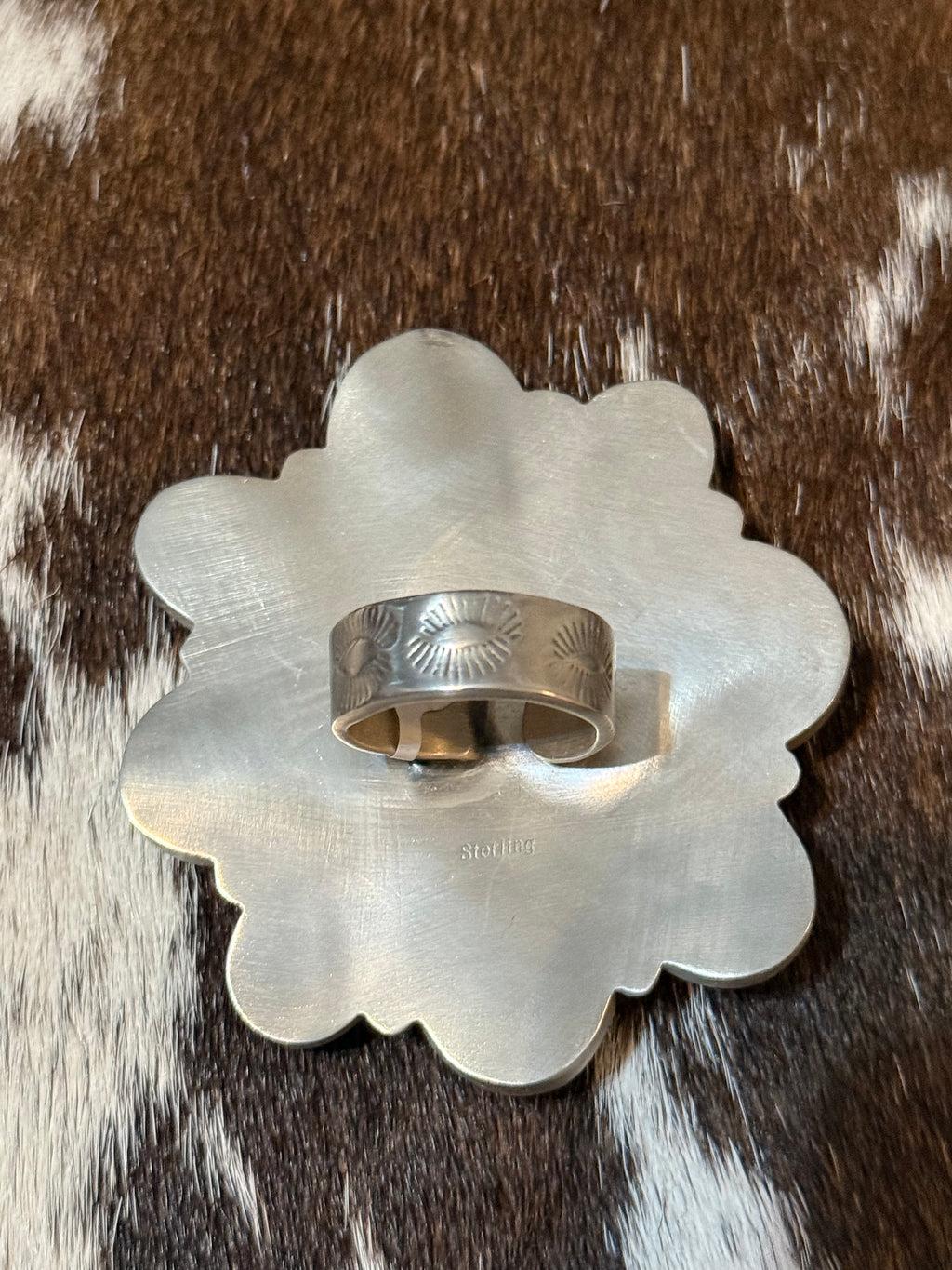 Statement turquoise ring