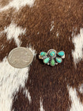 Turquoise sterling silver watch charm