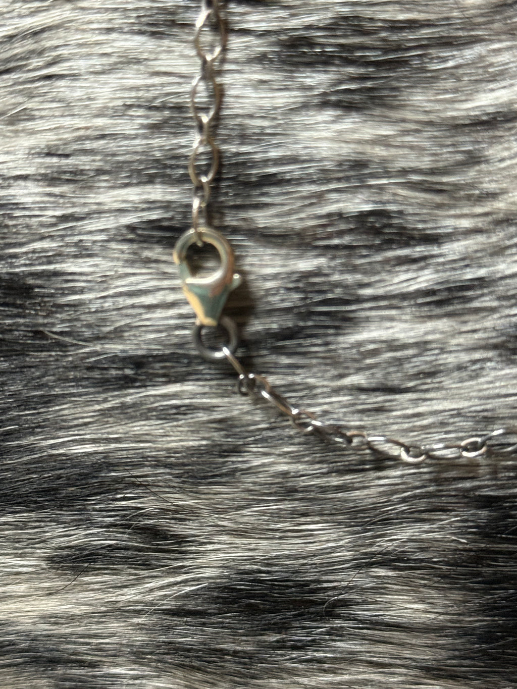 Lone mountain turquoise buckle necklace