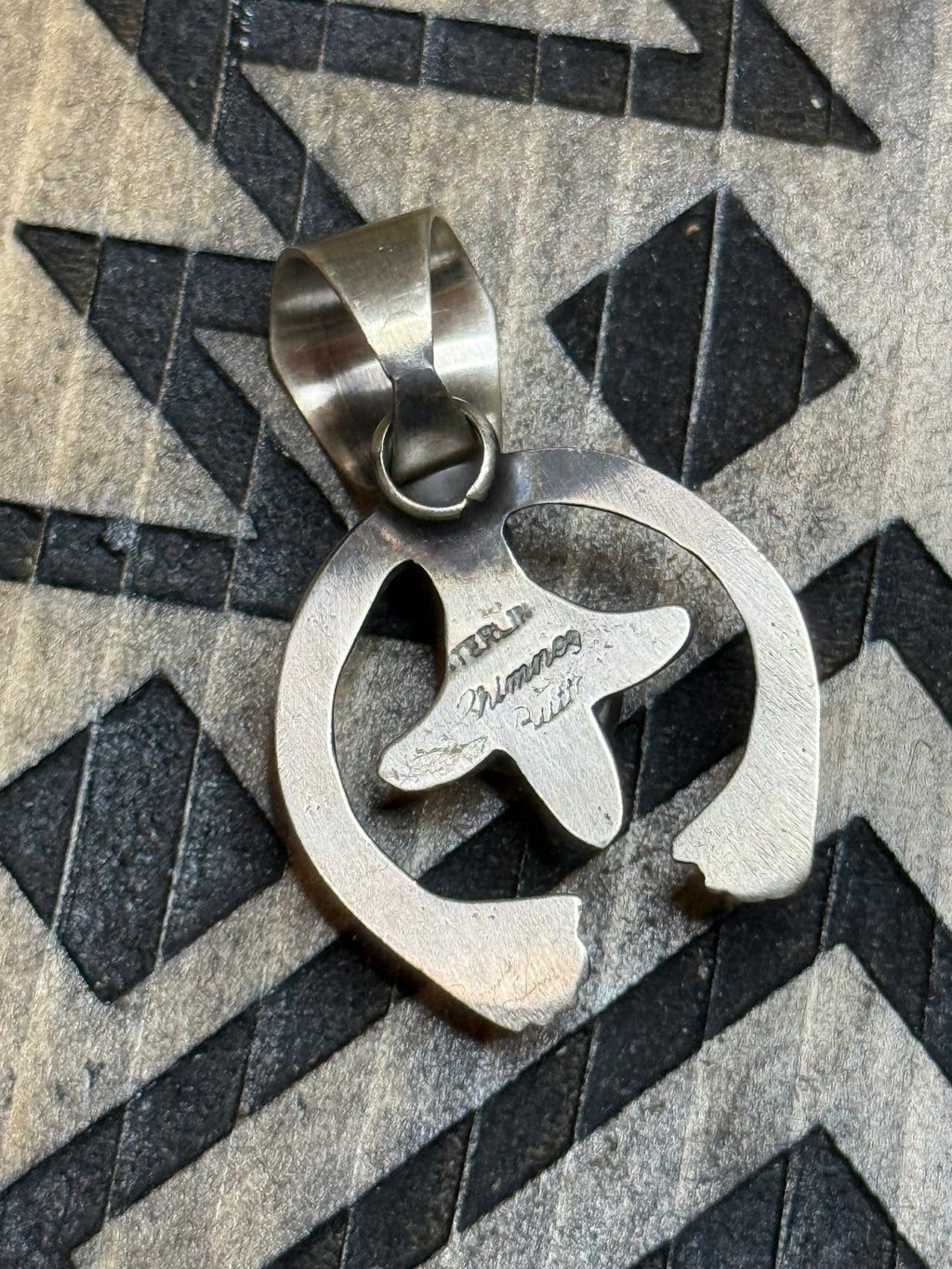 Chimney Butte turquoise naja pendant