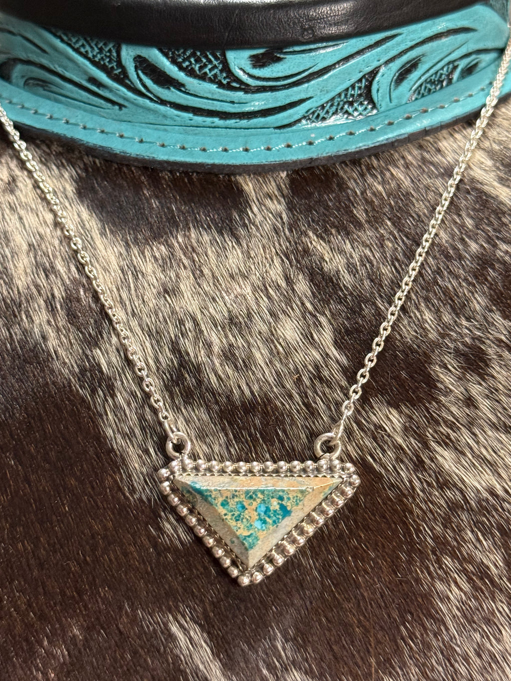 Sea sediment jasper necklace