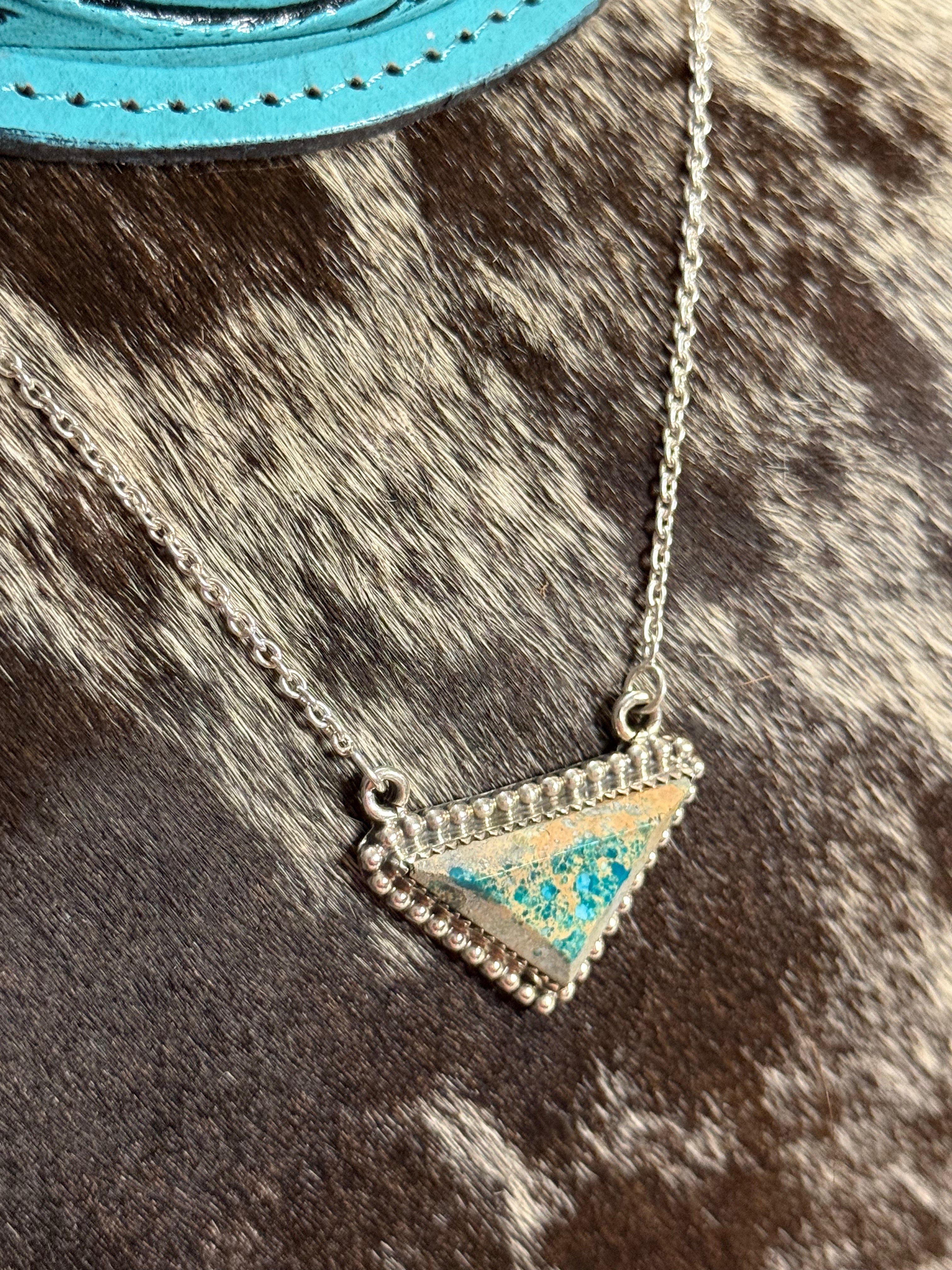 Sea sediment jasper necklace