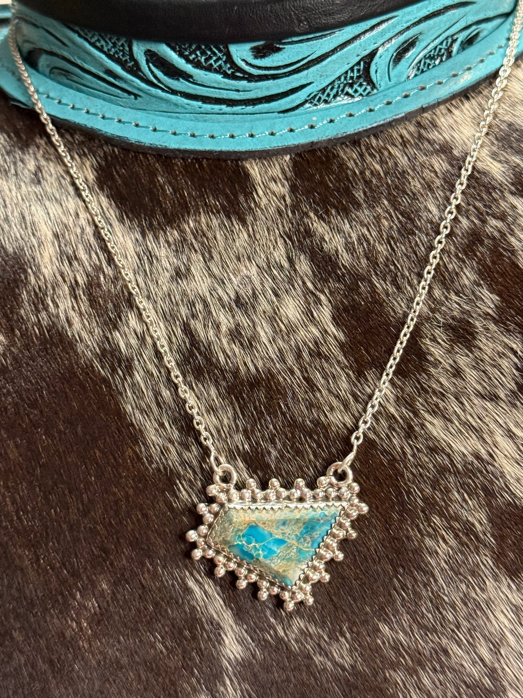 Sea sediment Jasper necklace