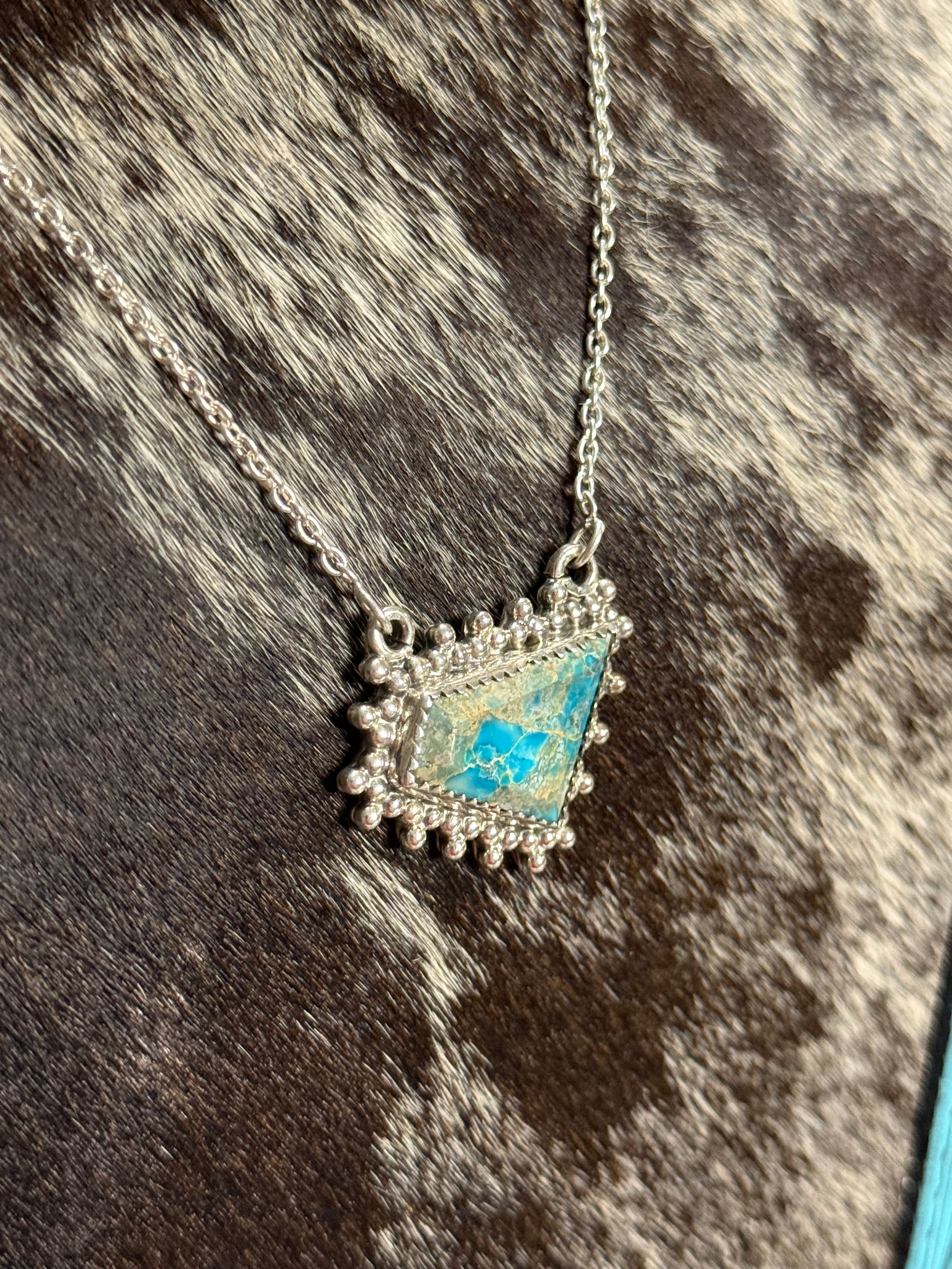 Sea sediment Jasper necklace