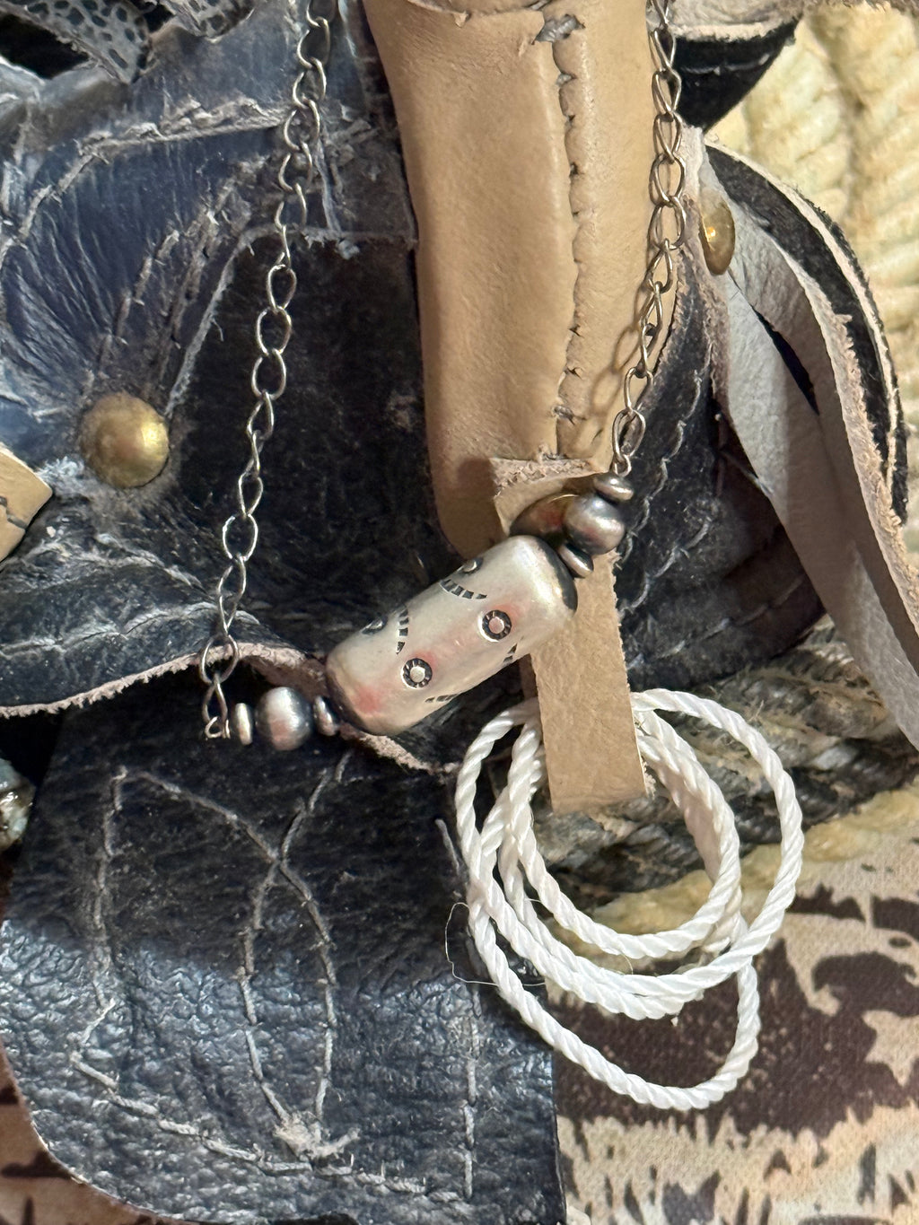 Stamped barrel bracelet