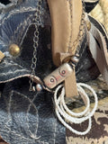 Stamped barrel bracelet