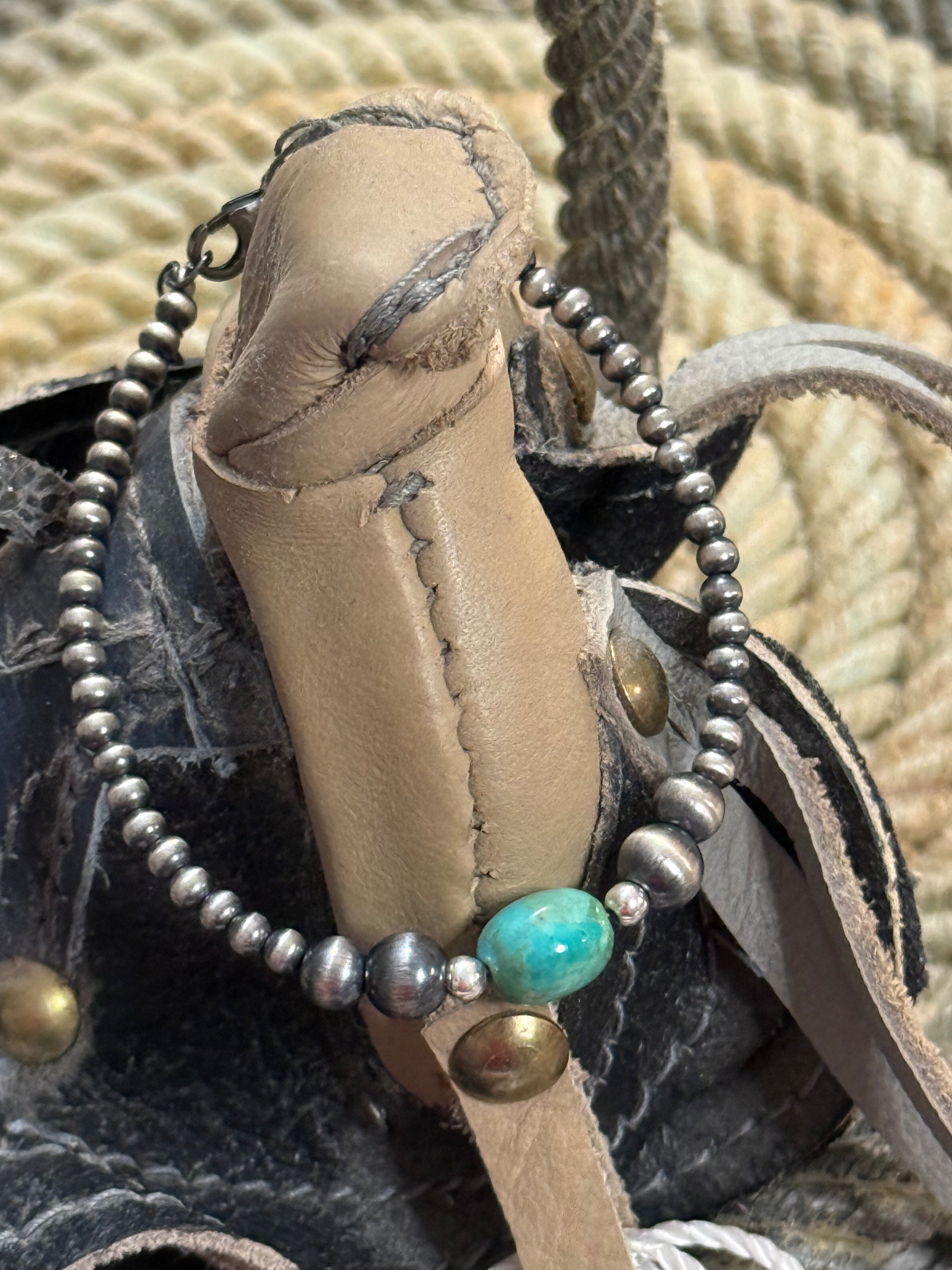 Turquoise sterling silver bracelet