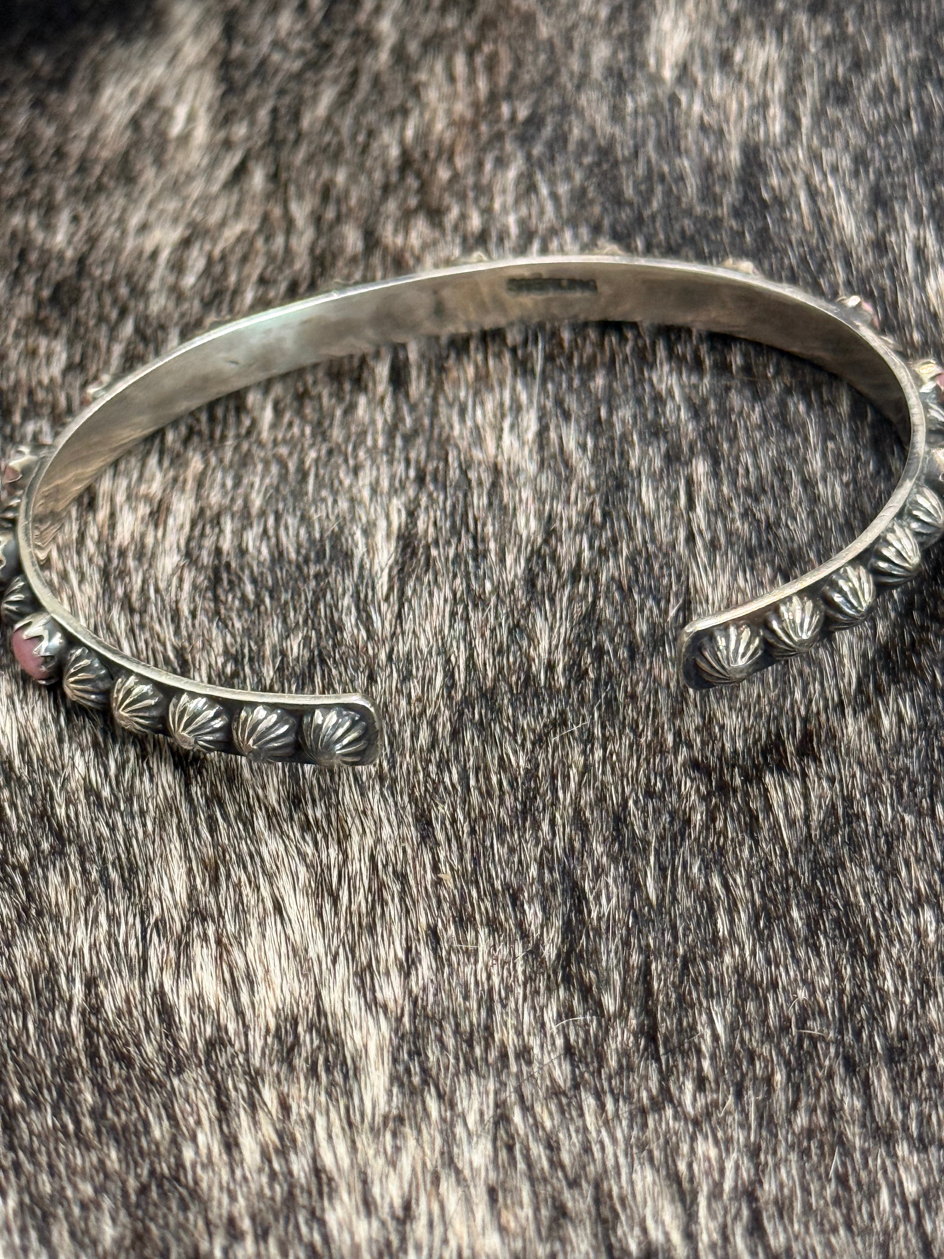 Pink conch & starshot cuff