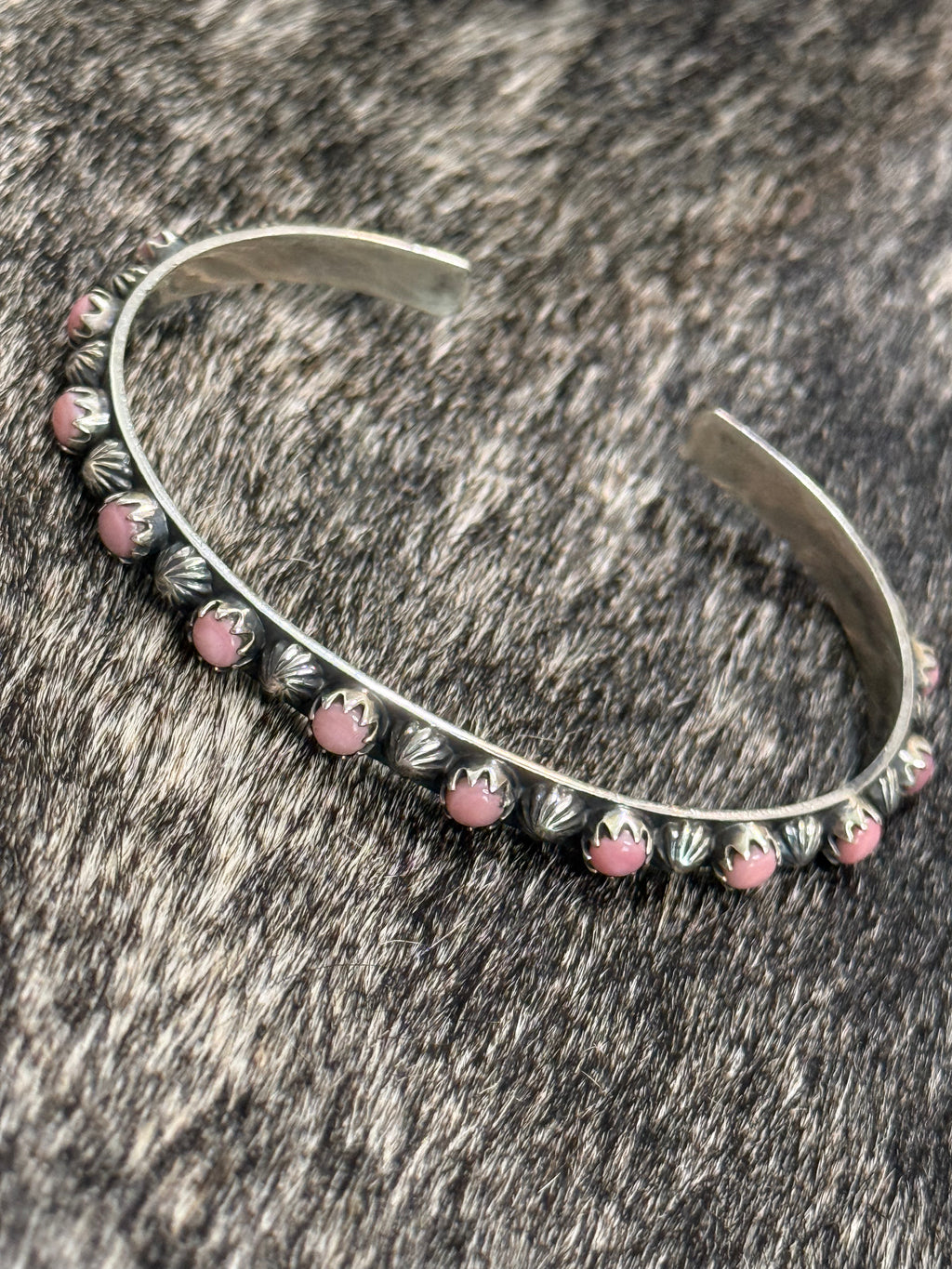 Pink conch & starshot cuff