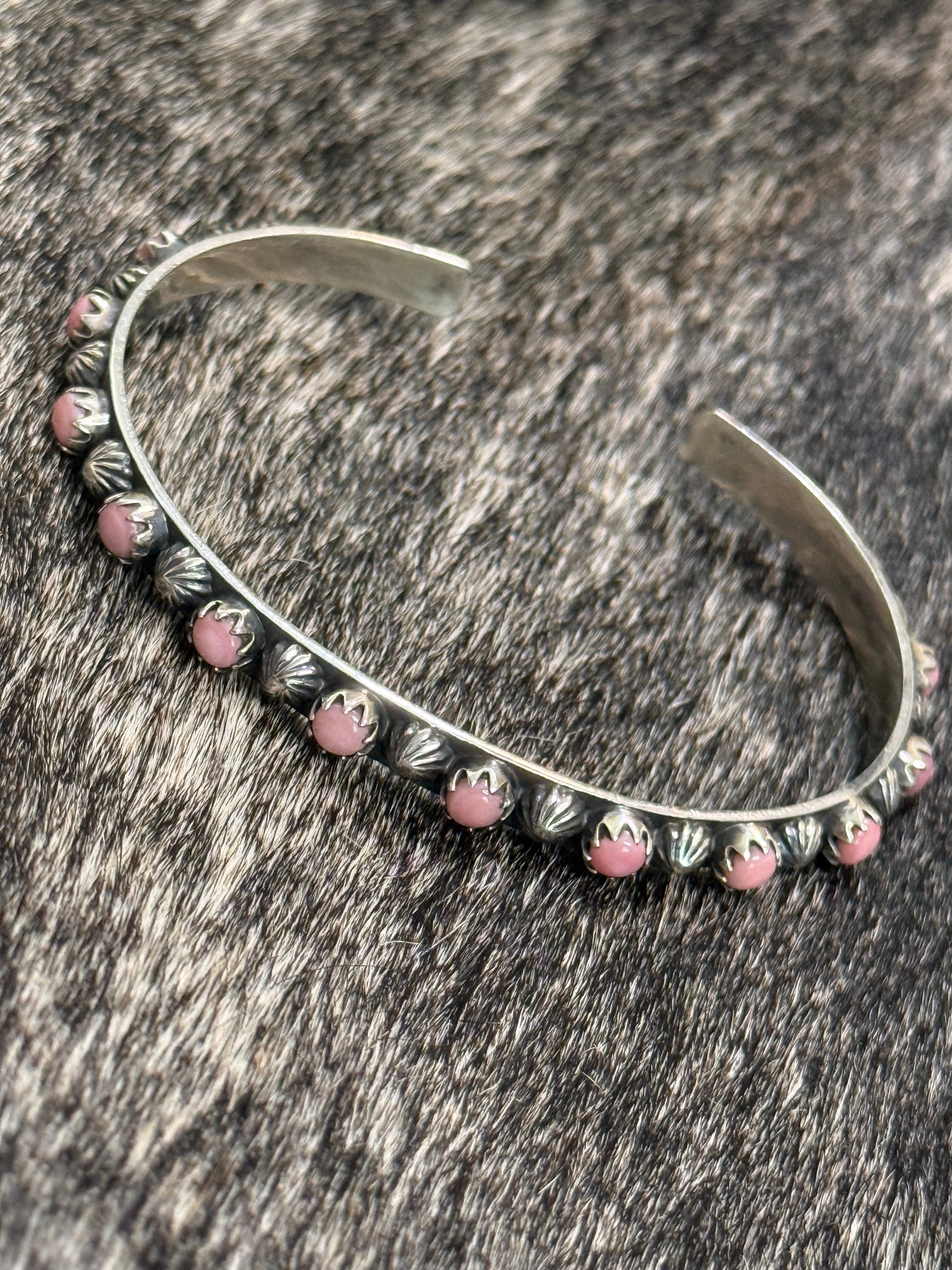 Pink conch & starshot cuff