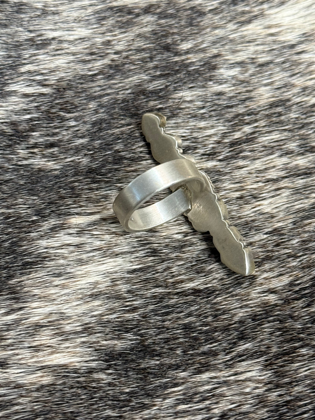 Mixed turquoise dainty crawler ring