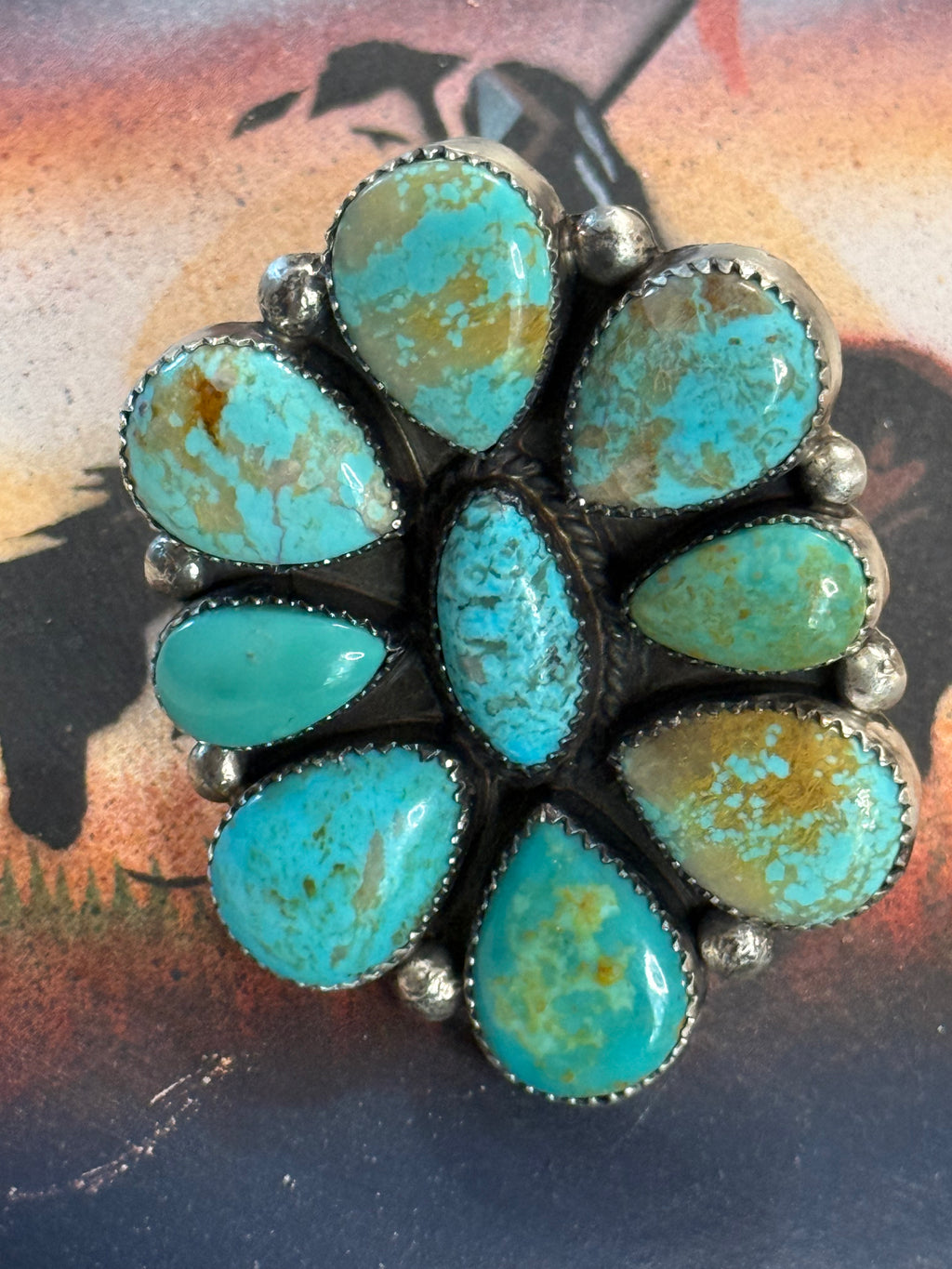 Native made cluster ring