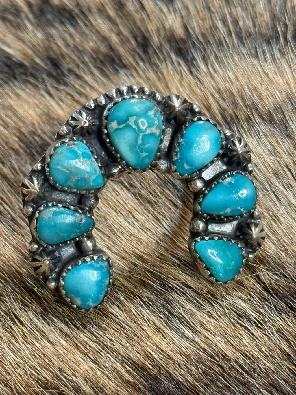 Turquoise naja ring