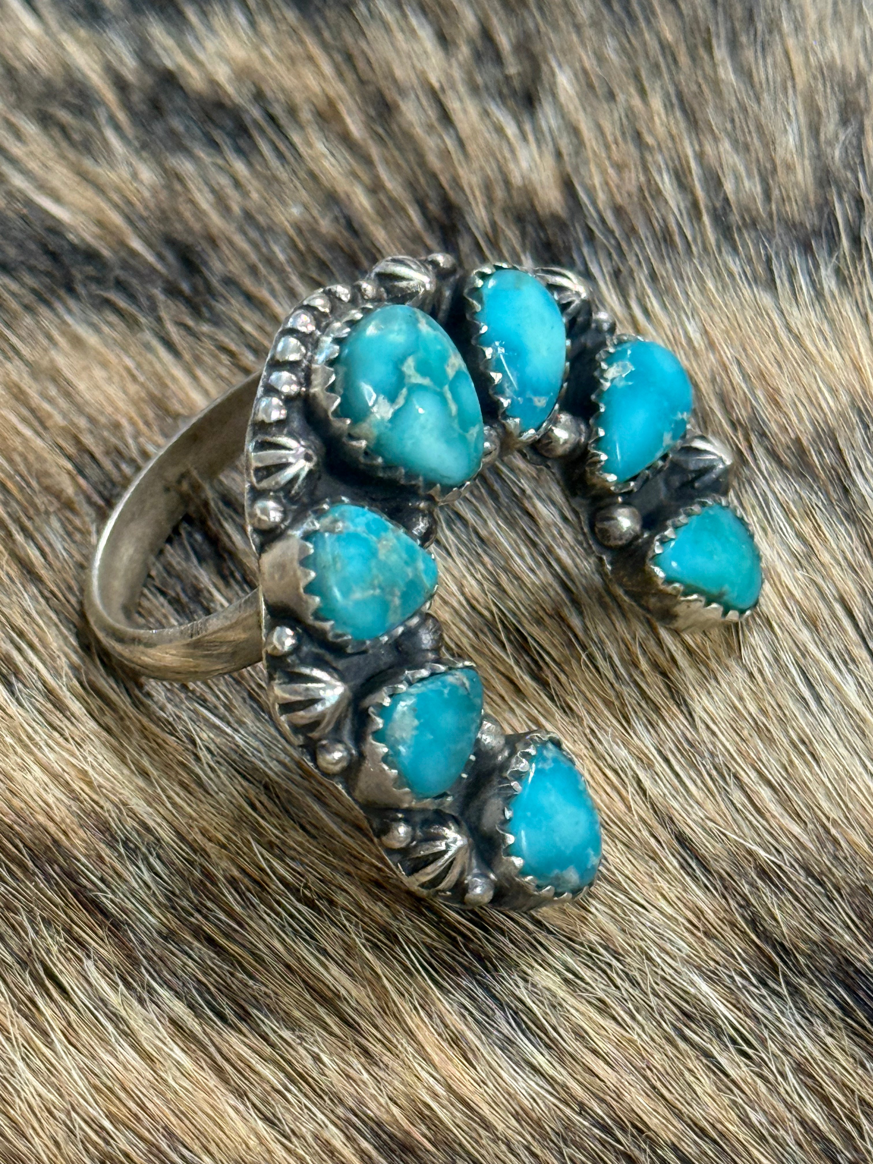 Turquoise naja ring