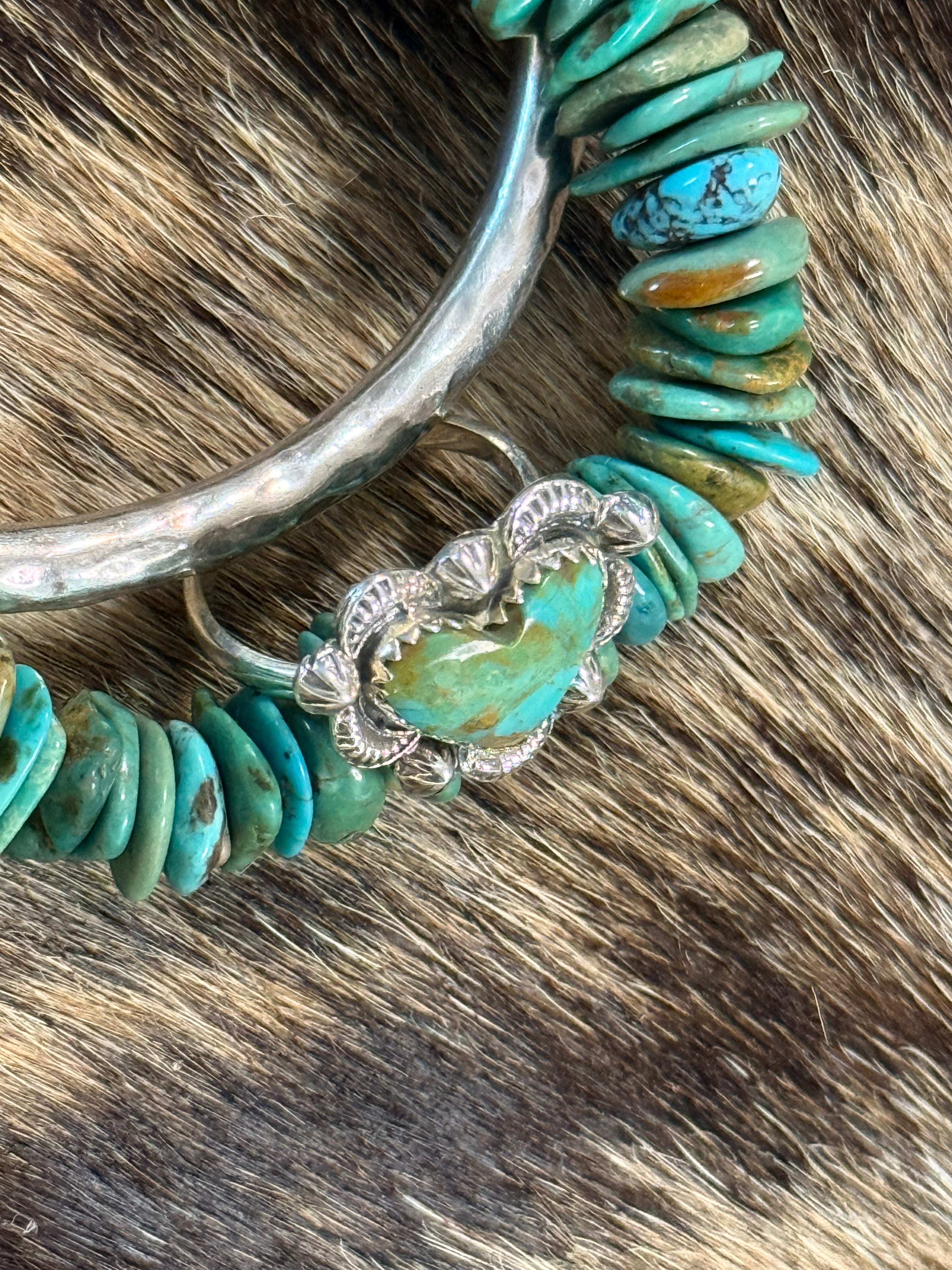 Turquoise heart ring