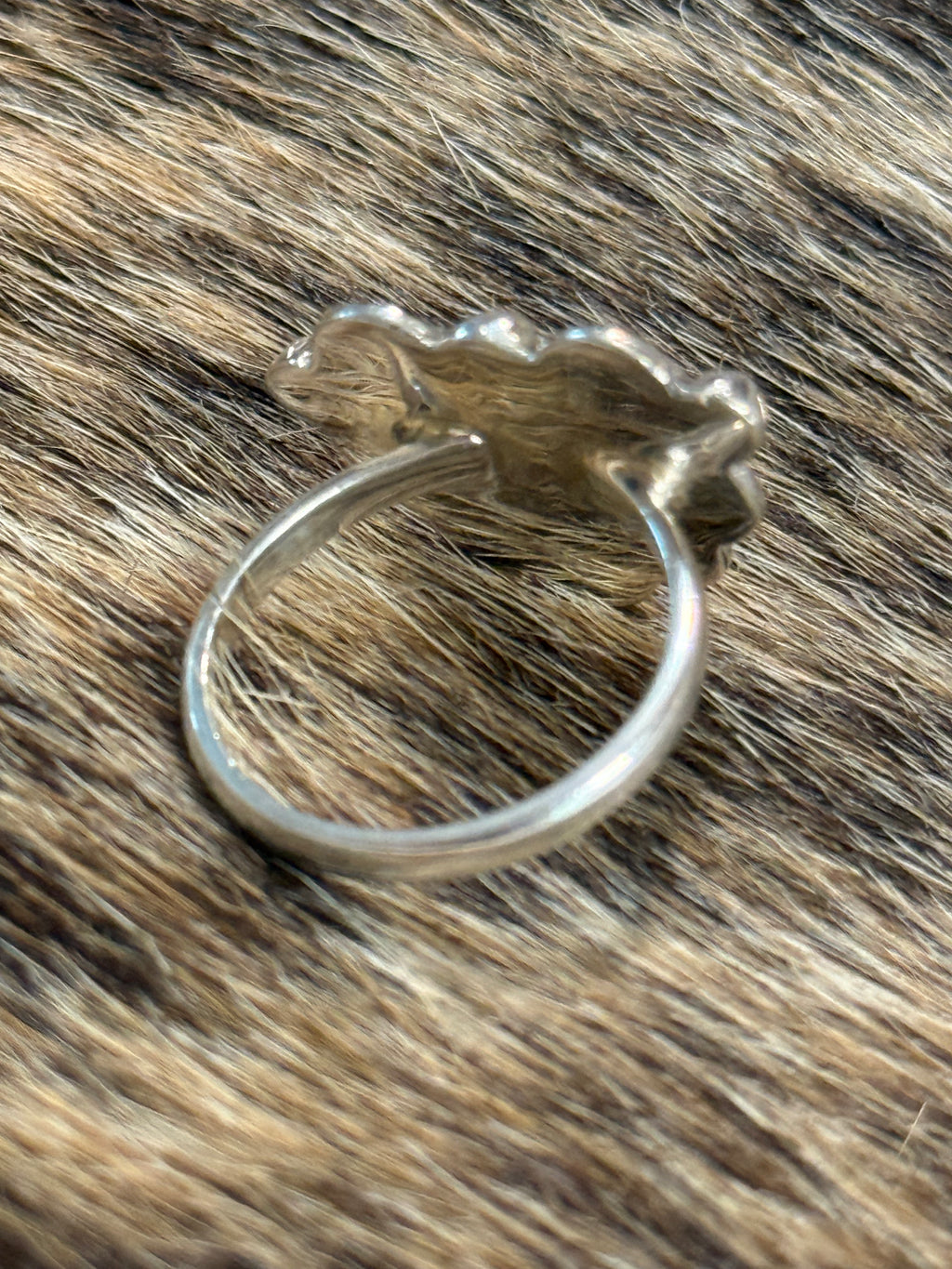 Turquoise heart ring