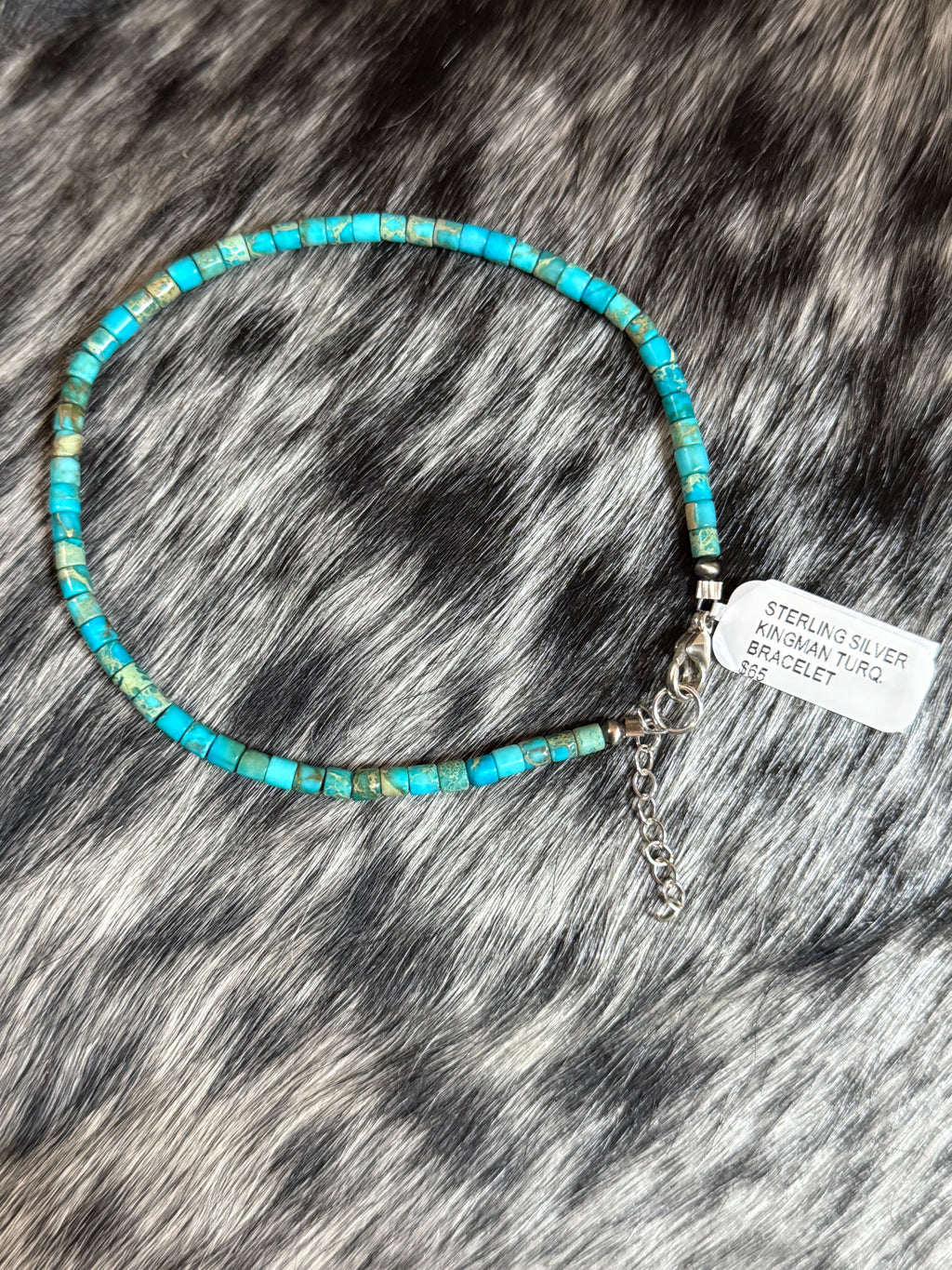 Turquoise bracelet or anklet