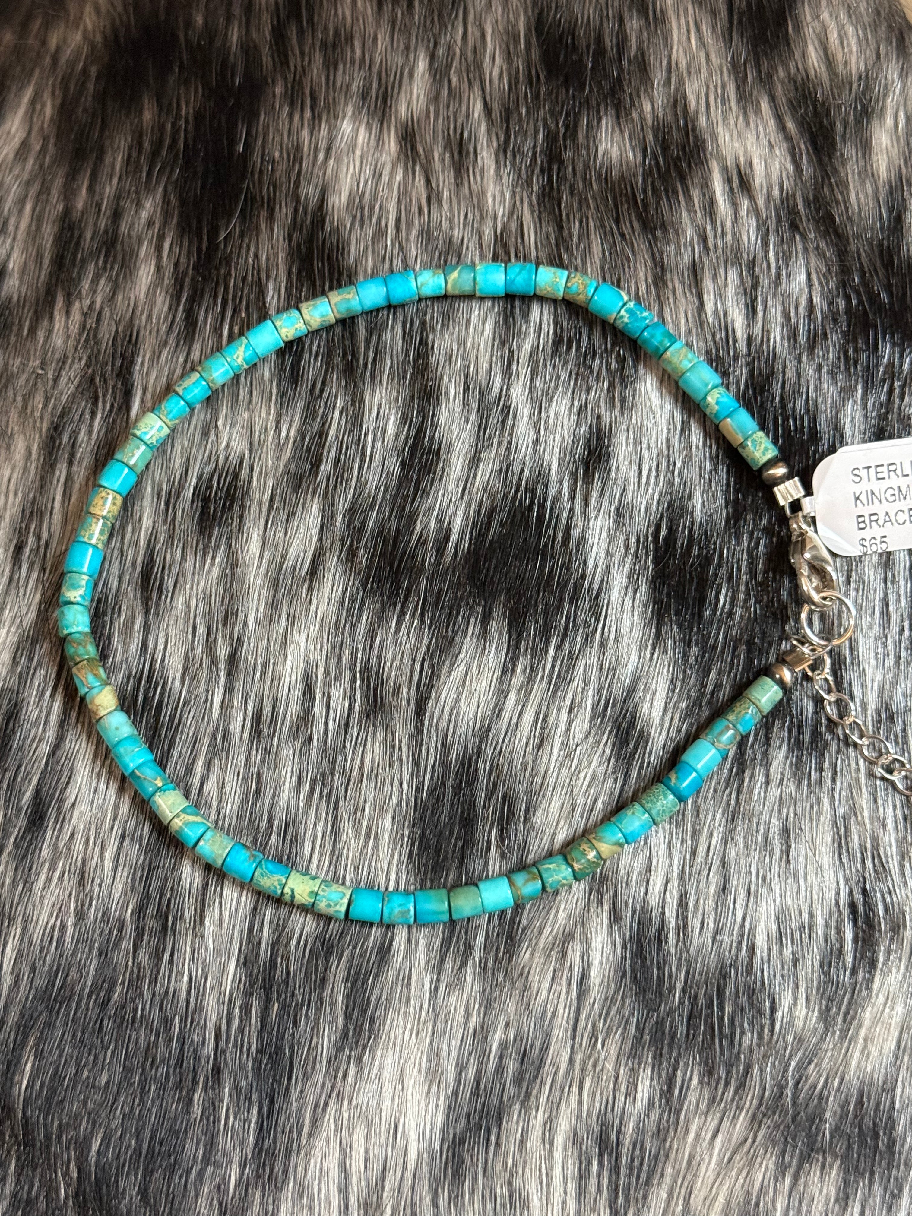 Turquoise bracelet or anklet