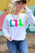 DS Neon Boots Sweater